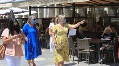 Foto de archivo de la Praza Maior de Lugo