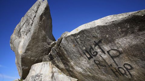 La Pedra da Ra, en Ribeira, en el ao 2019