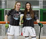 Mar�a Castelo y Mar�a Sanjurjo, �Las Meris�, en el trofeo del Sector Norte de hockey. 