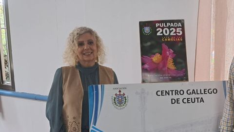 Merche Fari&ntilde;a, presidenta del Centro Gallego de Ceuta, el m&aacute;s antiguo de Espa&ntilde;a