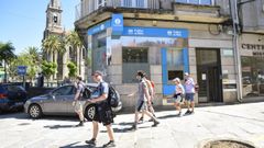 La nueva oficina de turismo de Caldas, situada en pleno Camino portugus a Santiago