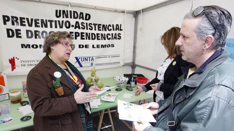 Fotografía de archivo de una campaña informativa de la UAD de Monforte