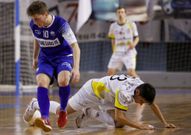 �lex Diz, en un lance de un partido contra el Santiago. 