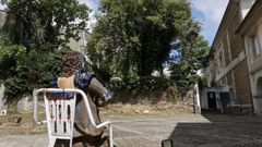 Terrenos continuos al jardn del Museo Provincial de Lugo que estn por desarrollar a nivel urbanstico
