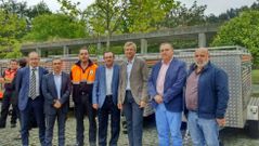Al acto de entrega asistieron los alcaldes de Malpica y A Laracha. 
