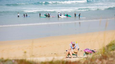 Las altas temperaturas de los �ltimos d�as invitaron a la playa