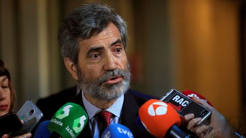 El presidente del Supremo, Carlos Lesmes