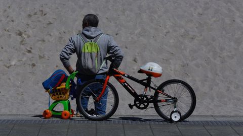 Disfrutando del paseo mar�timo y de la playa en A Coru�a