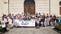 La marcha reuni� a alumnado, familias y profesorado, que recorrieron el trayecto entre el instituto y la casa consistorial para reclamar mejoras en la seguridad vial.