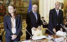 Montserrat Gomendio, Jos� Ignacio Wert y Fernado Benzo, subsecretario del ministerio.