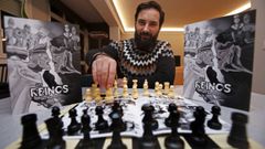 Rafael N��ez, autor del c�mic sobre ajedrez �Los reinos�