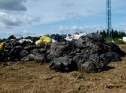 Los restos de pl�sticos se recogieron por las parroquias arzuanas.