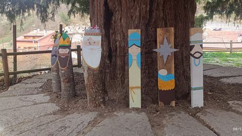 Decoraci�n navide�a en P�ramo, Teverga