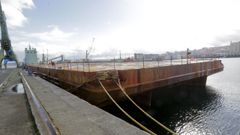 Un campo de f�tbol flotante