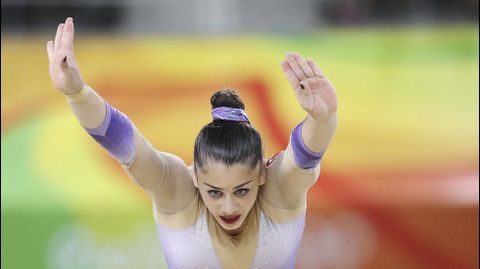La gimnasta turca Tutya Yilmaz.