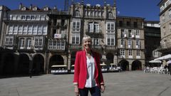 Carmen Rodrguez, en la Praza Maior.