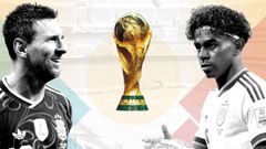 Leo Messi y Lamine Yamal jugar�n la final entre Argentina y Espa�a del Mundial 2026
