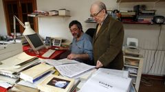 El m�sico y compositor Rogelio Groba en la fundaci�n que lleva su nombre en una imagen de archivo.