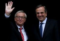 Juncker se reuni� ayer en Atenas con el primer ministro Antonis Samaras. 