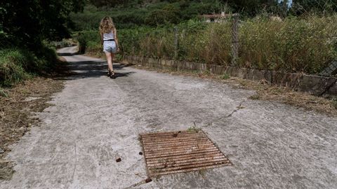 Imagen de la arqueta en la que la vecina de Punxín perdió la vida