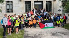 Imagen de archivo de una andaina solidaria celebrada en la zona de Arousa en favor del pueblo saharaui