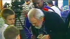 Primeras imágenes de Fidel en siete años