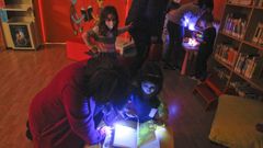 Programa Lectura e Familias en la biblioteca de Pazos