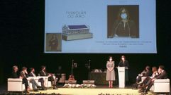 La vicerrectora de Ferrol, Mar�a Jes�s Movilla, y la directora del Campus Industrial, Ana Ares, recogieron el galard�n de Ferrol�n do Ano.