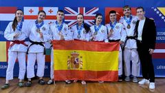 Competidores ourensanos en la cita europea