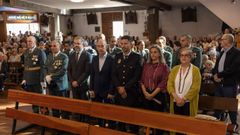 Misa en honor al Pilar, celebrada en Carballo el pasado a�o.