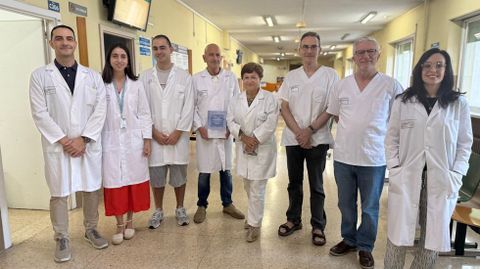 Médicos del servicio de Dermatología del CHUO.