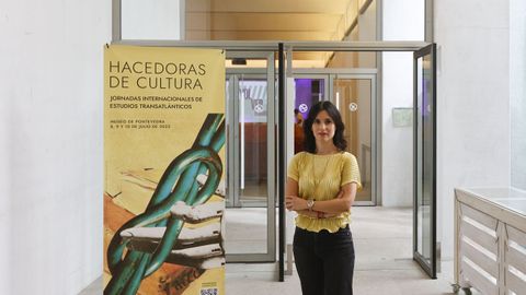 Carmen Gaitán Salinas, directora de las Jornadas Internacionales en el Museo de Pontevedra