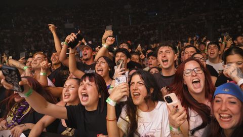 Público durante el concierto de Duki