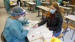 Imagen de una jornada de pruebas de detecci�n del covid en Enfermer�a