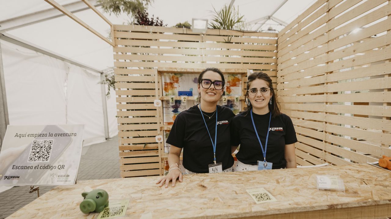 Erea Rodríguez y Cintia Lomba, socias en Skeirrum: «En una empresa pequeña lo más difícil es darte a conocer»