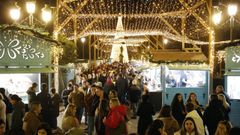 Imagen de archivo del mercado de Navidad de la Alameda 