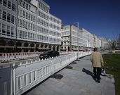 El �ltimo tramo de vallas que queda desaparecer� a lo largo de esta semana. 