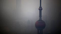 Contaminaci�n en Shanghai el pasado 18 de marzo