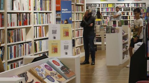Foto de archivo de una librera en Ourense.