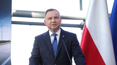 El presidente de Polonia, Andrzej Duda.