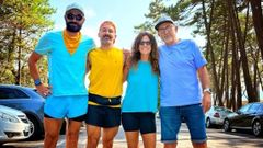 Iago y Dani, con Jos� Manuel Dosil y Mar�a Cambre, sus apoyos en el desaf�o