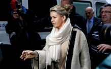 Corinna, en una imagen de archivo, llega al hospital.