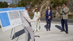 V�zquez supervis� la finalizaci�n de las obras de la senda de Montealegre.