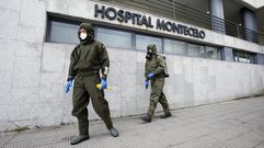 La Brilat procede a la desinfecci�n del hospital de Montecelo