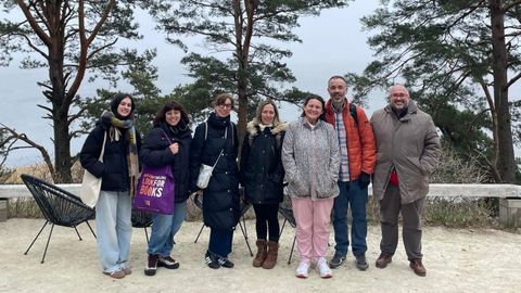 Alumnos durante el Erasmus en�Klaipeda (Lituania).