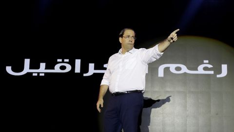 Una terna de favoritos a la que se suman tambi�n el actual primer ministro, Yusef Chahed