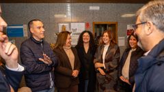 Miembros de la agrupaci�n popular en una visita a las instalaciones de la entidad