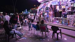 Imagen del bingo en las fiestas de Ribeira