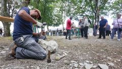 Un canteiro, trabajando en el certamen del 2023