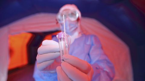 Pruebas del coronavirus en Muxia